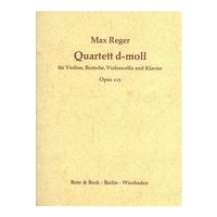 Piano Quartet In D Minor, Op. 113.
