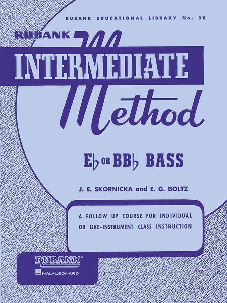 Rubank Intermediate Method : For Eb Or B Bb Bass.