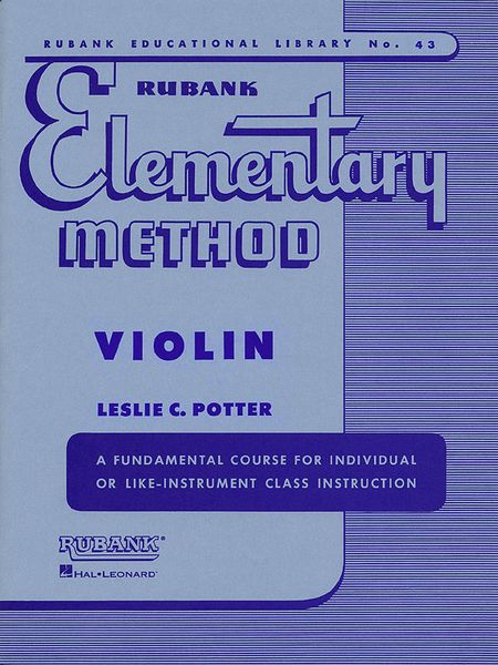 Rubank Elementary Method : For Violin.