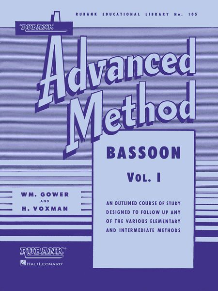 Rubank Advanced Method : For Bassoon, Vol. 1.