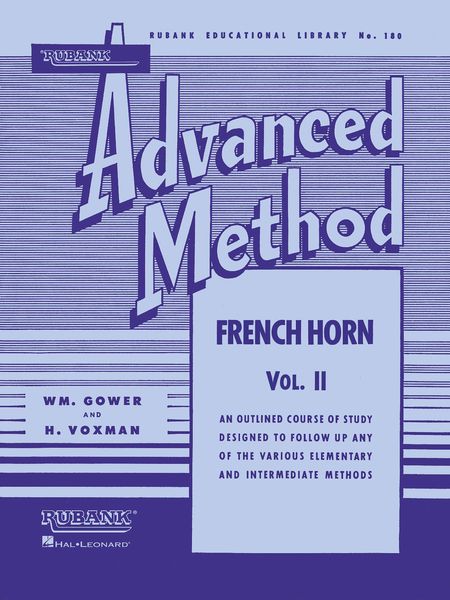 Rubank Advanced Method : For Horn, Vol. 2.
