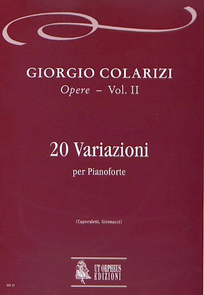 20 Variazioni : Per Pianoforte.