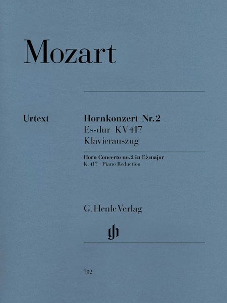 Hornkonzert No. 2 Es-Dur K. 417 : Piano reduction.