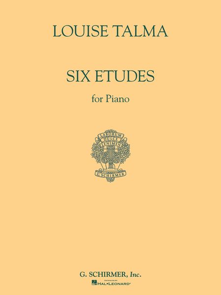 Six Etudes For Piano.