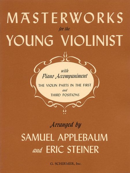 Masterworks For Young Violinists.