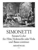 Sonata G-Dur A Flauto Traverso, Violoncello Obbligato O Viola Da Braccio,Basso, Op5/4.