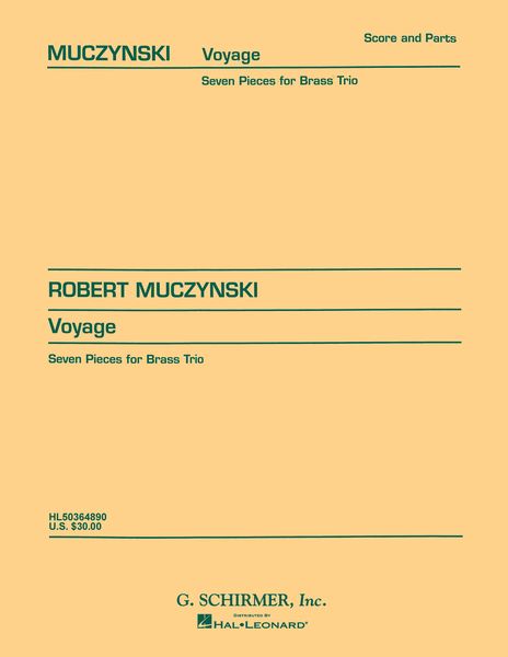 Voyage, Op. 27 : For Brass Trio (Bb Trumpet, F Horn & Trombone).
