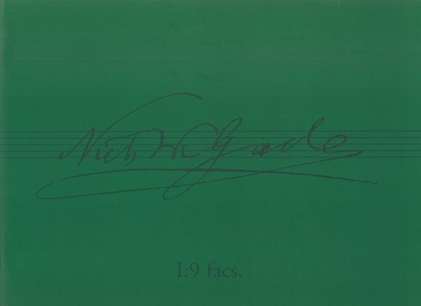 Echoes Of Ossian - Concert Overture, Op. 1 / Facsimile Edition.