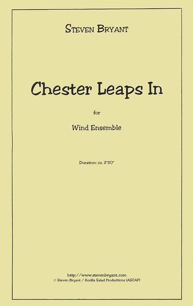 Chester Leaps In : Concert Band.