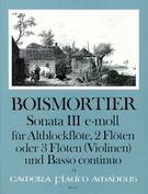 Sonata Op. 34, No. 3 : For Three Flutes and Piano.