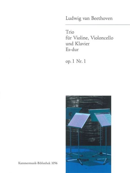 Trio In E Flat Major, Op. 1/1 : For Violin, Violoncello and Piano.