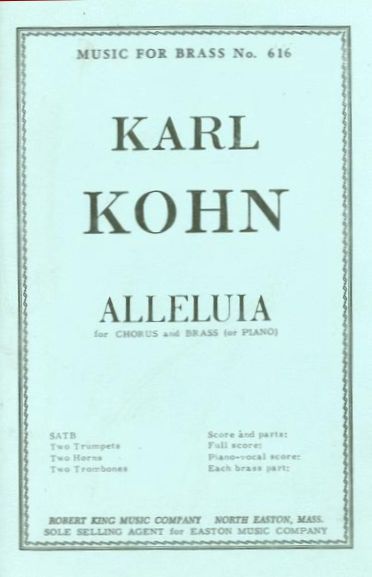 Alleluia : For Choir & Brass.