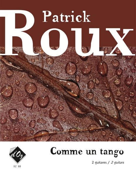 Comme Un Tango : For Two Guitars. Intermédiaire.