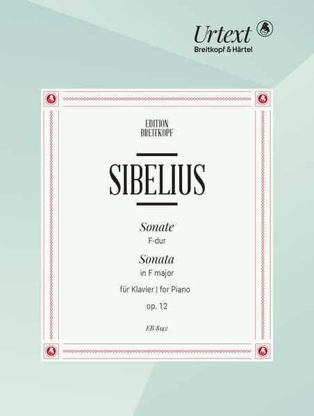 Sonate F-Dur, Op. 12 : Für Klavier / edited by Kari Kilpeläinen.