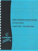 Lion's Eye : For Gamelan.