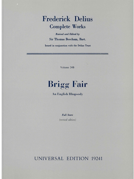 Brigg Fair : An English Rhapsody / Revised Edition.