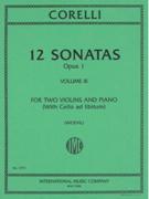 Twelve Sonatas, Op. 1 : For 2 Violins and Piano - Vol. III.