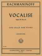 Vocalise, Op. 34 No. 14 : For Violoncello and Pianoforte.