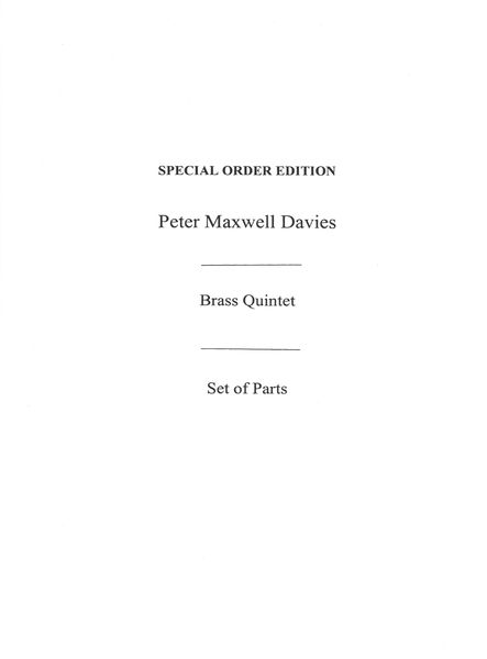 Brass Quintet (1981).