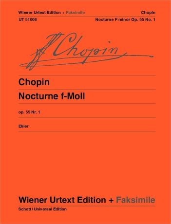 Nocturne In F Minor, Op. 55 No. 1 : For Piano.