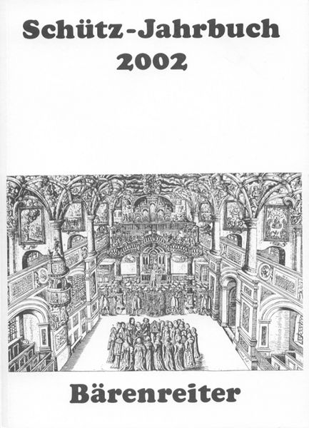 Schütz-Jahrbuch 2002.