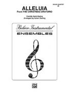 Alleluia (From The Christmas Oratorio) : For Brass Quartet / arranged by Acton Ostling.