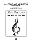 Allegro and Menuetto : For Flute Trio.