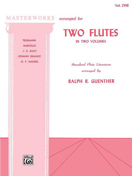Masterworks For Two Flutes, Book 1 / arr. Ralph Guenther.