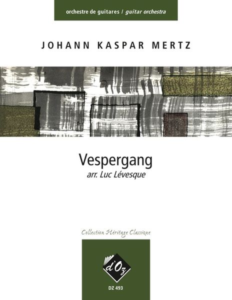 Vespergang : Pour Orchestre De Guitares.