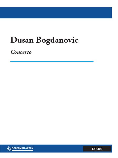 Concerto : For Guitar and String Orchestra (1979).
