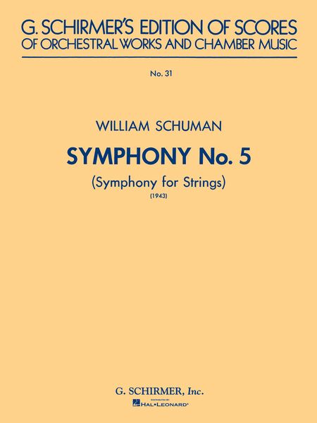 Symphony No. 5 : For Strings.