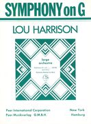 Symphony On G : For Large Orchestra.
