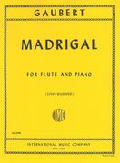 Madrigal : For Flute and Piano.