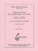 Complete Book Of Vocalises, Vol. 7 : For 2 Trombones and Piano.