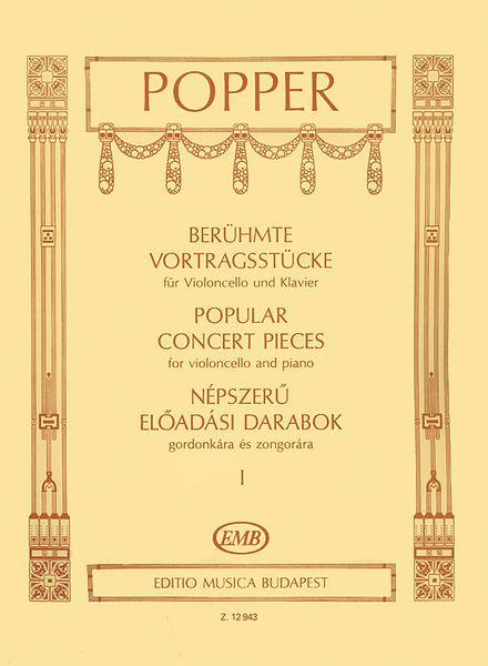 Popular Concert Pieces Vol. 1 : For Cello and Piano.