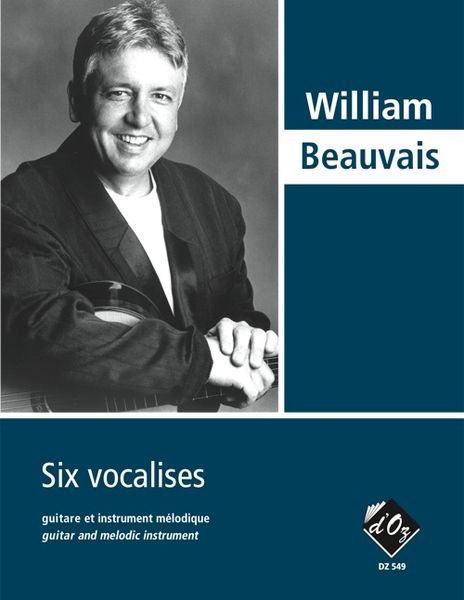 Six Vocalises : Pour Guitare Et Instrument Melodique.