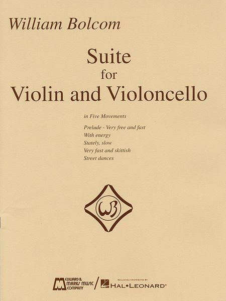 Suite : For Violin and Violoncello.