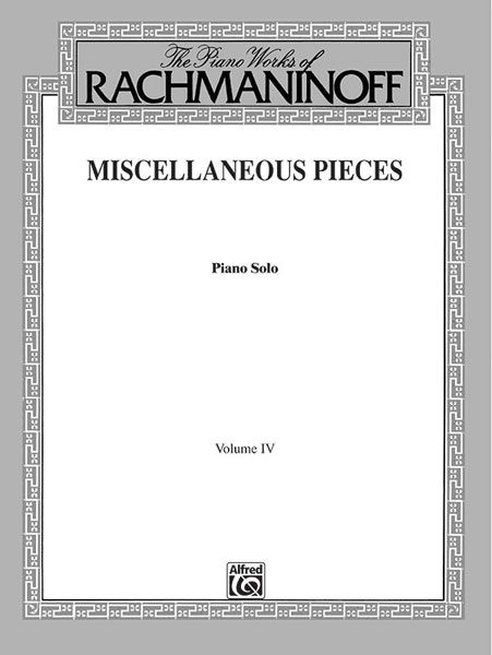 Miscellaneous Pieces For Piano Solo.