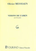 Visions De l'Amen : Pour 2 Pianos.