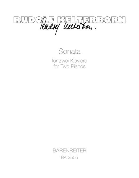 Sonata : Für Zwei Klaviere (1955).