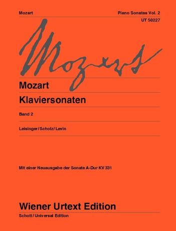 Klaviersonaten, Band 2 = Piano Sonatas, Vol. 2 : edited From The Sources by Ulrich Leisinger.
