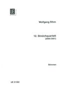 12. Streichquartett (2000/2001).