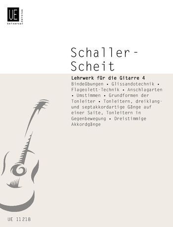 Lehrwerk Für Die Gitarre, Vol. 4.