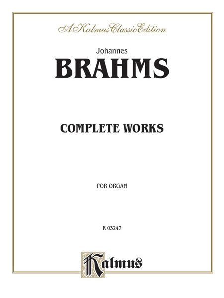 Complete Works For Organ.