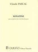 Sonatine : Pour Saxophone Alto Et Piano.