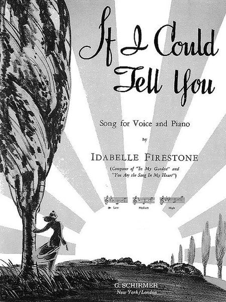 If I Could Tell You : For Low Voice In Eb.