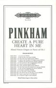 Create A Pure Heart In Me - Psalm-Motet 14, Based On Psalms 51:10-12 : For SATB and Keyboard.