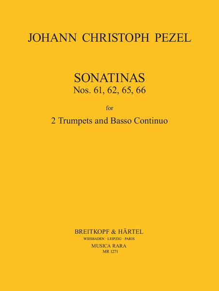 Sonatinas Nos. 61, 62, 65, 66 : For 2 Trumpets and Basso Continuo.