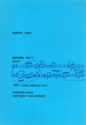 Sonata No. 1 : For Piano. (1955).