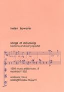 Songs Of Mourning : For Baritone And String Quartet (1989).